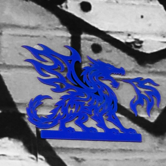 Acrylic and Wood Decorative Wall Art, Customizable Size, Laser Cut Design - Picture 5 of 8